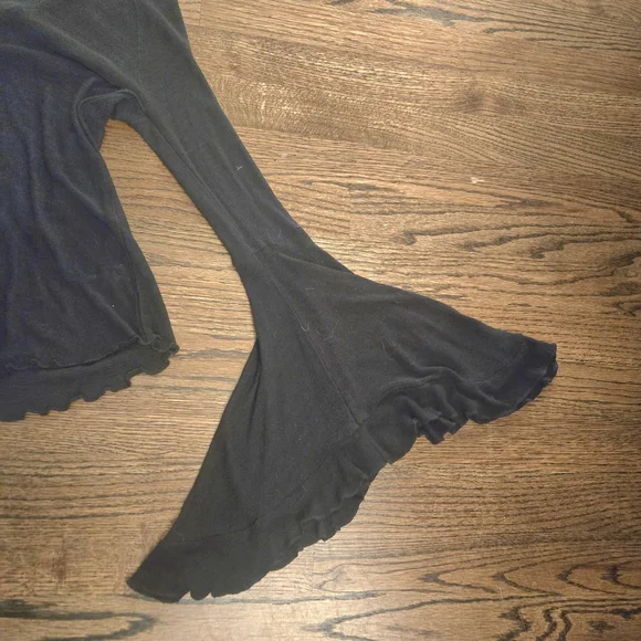 Free People Bell Sleeve Top Holiday Christmas - Picture 3 of 6